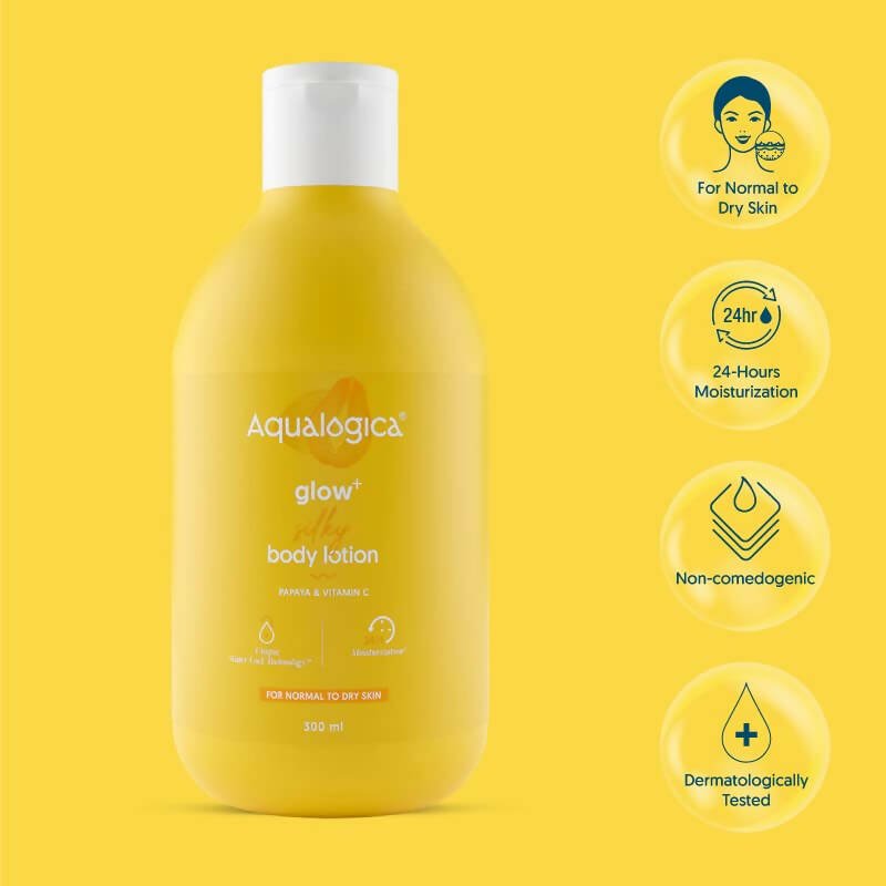 Aqualogica Glow+ Silky Body Lotion | Grocsy