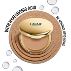 Lakme 9 To 5 Hya Matte Pressed Powder - Almond | Grocsy