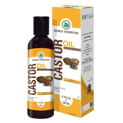 Korus Essential Cold Pressed Castor Oil | Grocsy