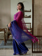 Suta Multi Color Woven Design Pure Cotton Saree | Grocsy