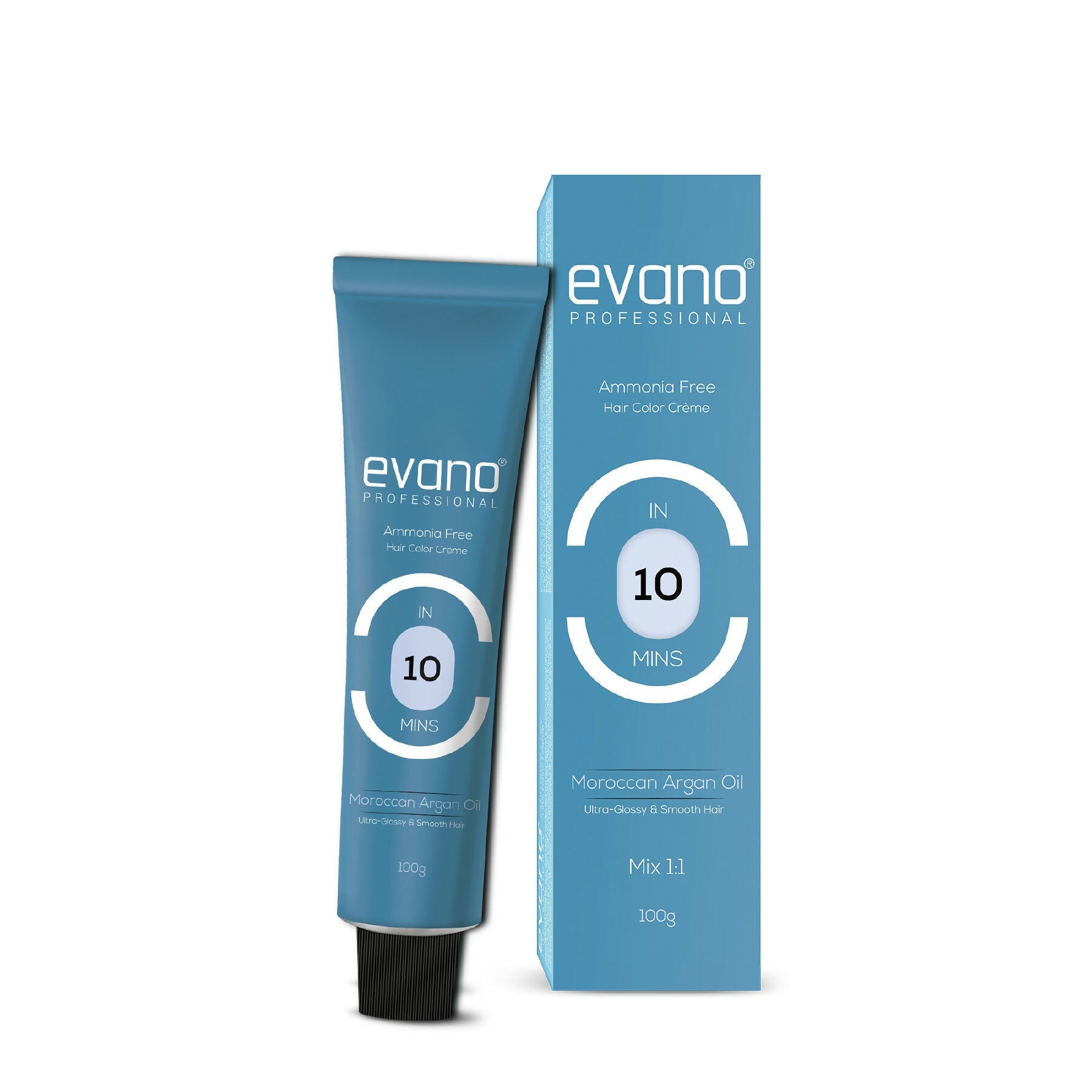 Evano Professional Creme Hair Colour Brown for Women & Men | Grocsy