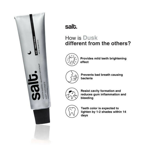Salt. Oral Care Dusk Vanilla Night Toothpaste | Grocsy