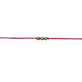 Indianvibez Bodh Prosperity Pyrite Real Crystal Stone Rakhi With Authenticity Certificate | Grocsy