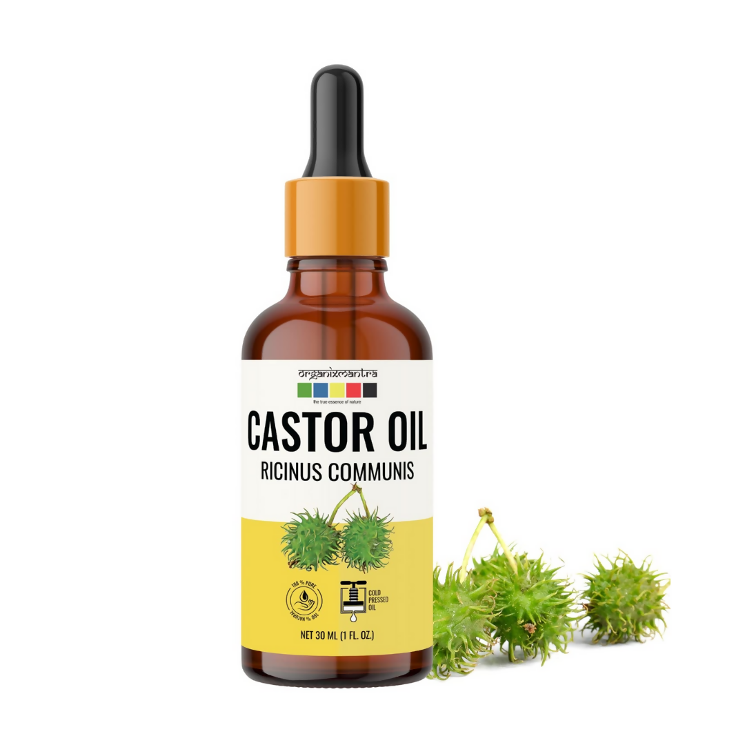 Organix Mantra Castor Body Oil for Hair, Eyebrows & Eyelashes Growth | Grocsy