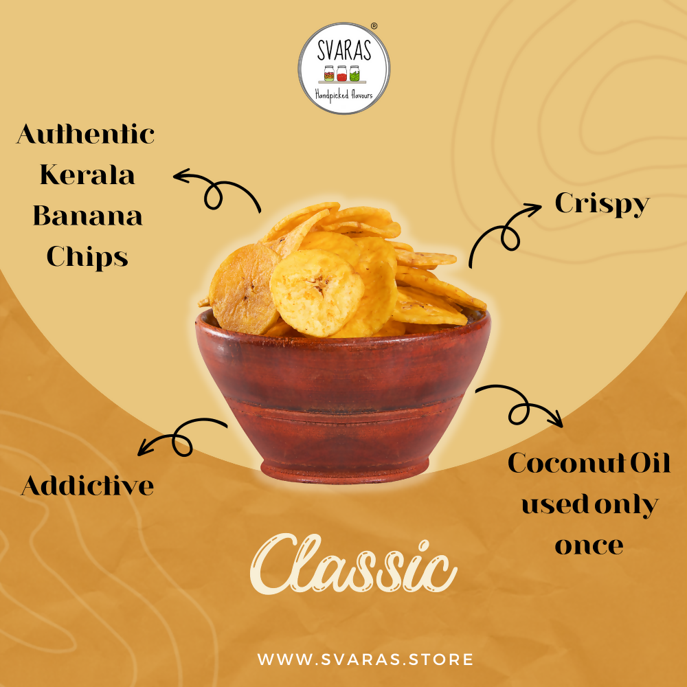Svaras Kerala Banana Chips Classic | Grocsy