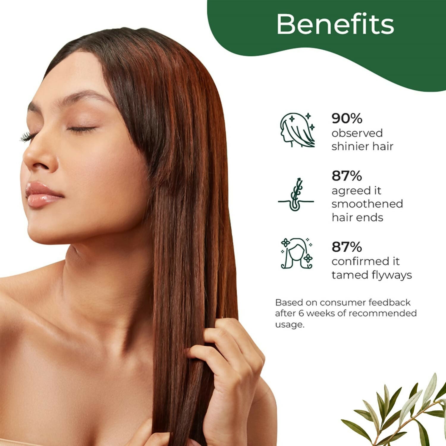 Pilgrim Amazonian Patuá & Hyaluronic Acid Smoothening Hair Serum For Dry & Frizzy Hair, For Hair Smoothening | Grocsy