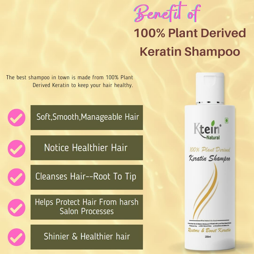 Ktein Natural Plant Derived Keratin Shampoo | Grocsy