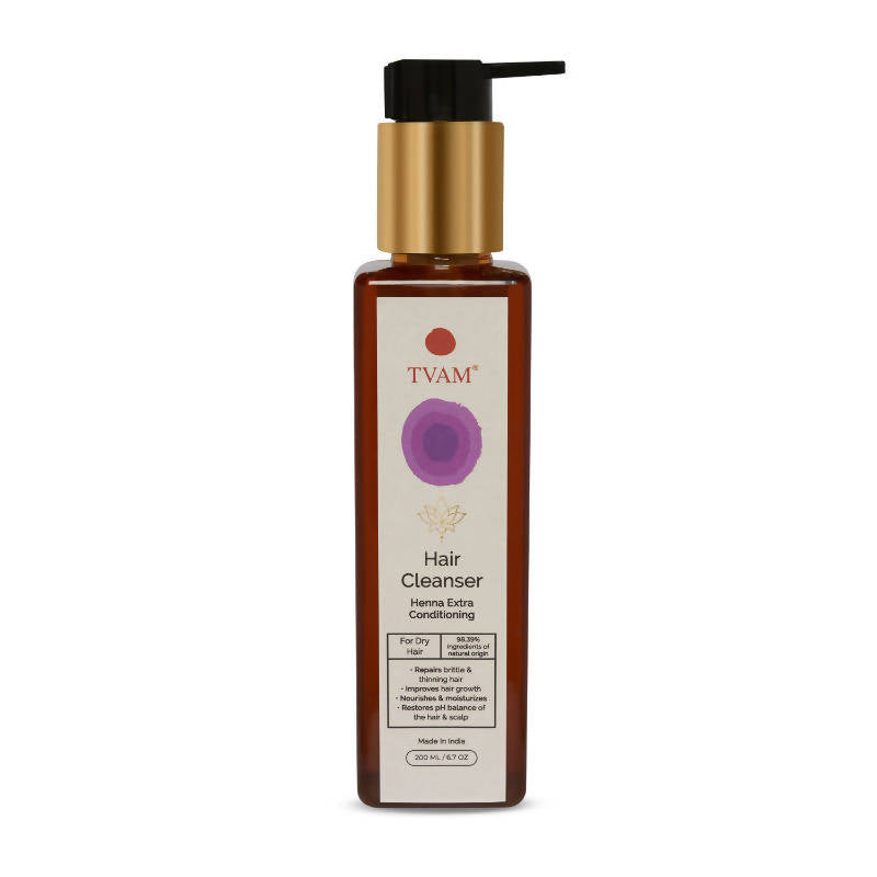 Tvam Henna Extra Conditioning Hair Cleanser | Grocsy