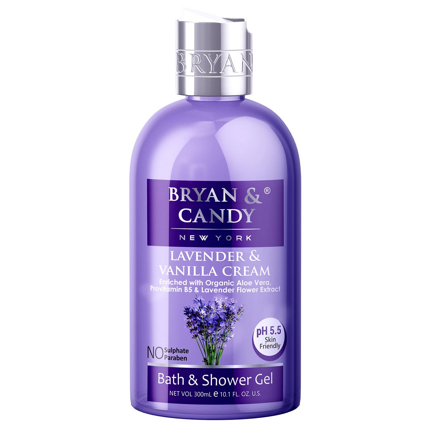 Bryan & Candy Lavender & Vanilla Cream Shower Gel | Grocsy