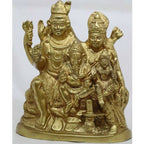 Chahat Premium Living Brass Shiv Parivar | Grocsy