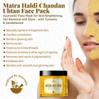 Matra Haldi Chandan Ubtan Face Pack To Enhance Glow & Brighten Skin | Grocsy