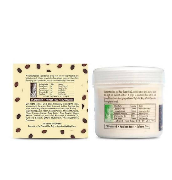 Inatur Chocolate & Raw Sugar Face Mask | Grocsy
