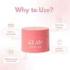 Clayco Azuki Beans & Koji Rice Foaming Face Wash Powder | Grocsy