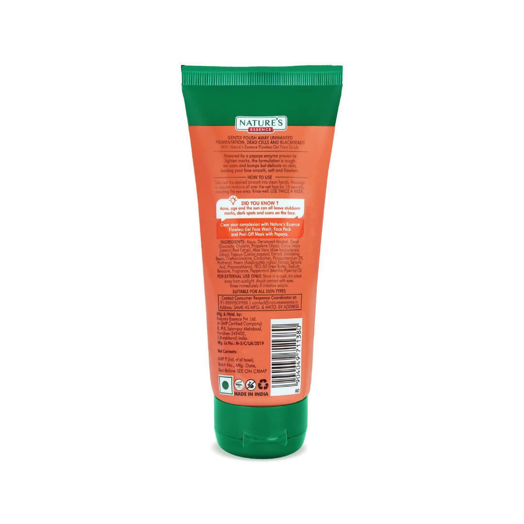 Nature's Essence Flawless Papaya Face Scrub | Grocsy