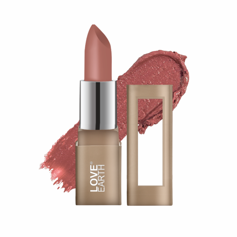 Love Earth Satin Matte Lipstick - Maple Syrup | Grocsy