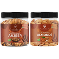 FreshoCartz Dry Fruits Combo - Anjeer & California Almonds | Grocsy