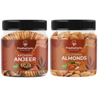 FreshoCartz Dry Fruits Combo - Anjeer & California Almonds | Grocsy