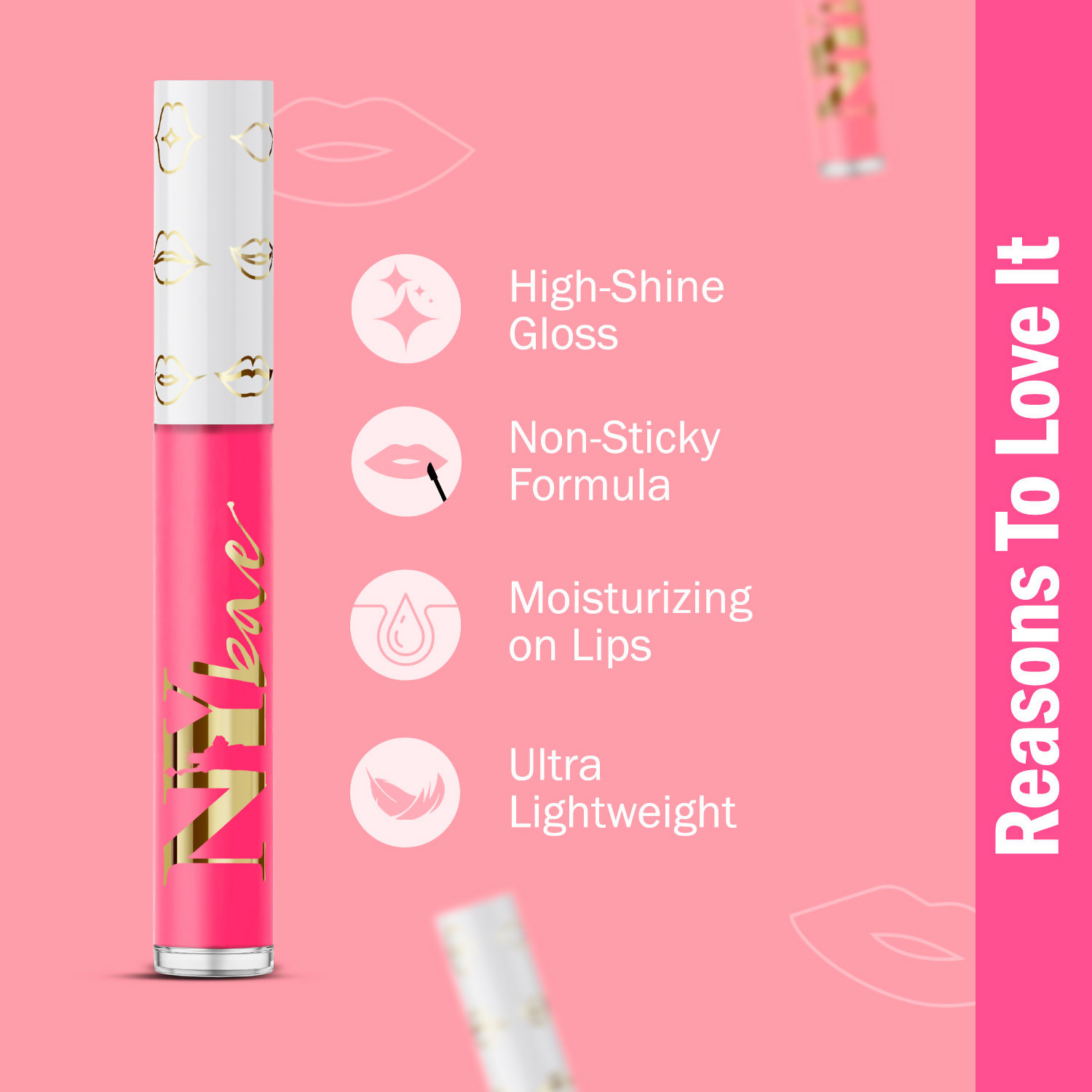 NY Bae Gloss Getter Lip Gloss - Pink Melon 02 | Grocsy