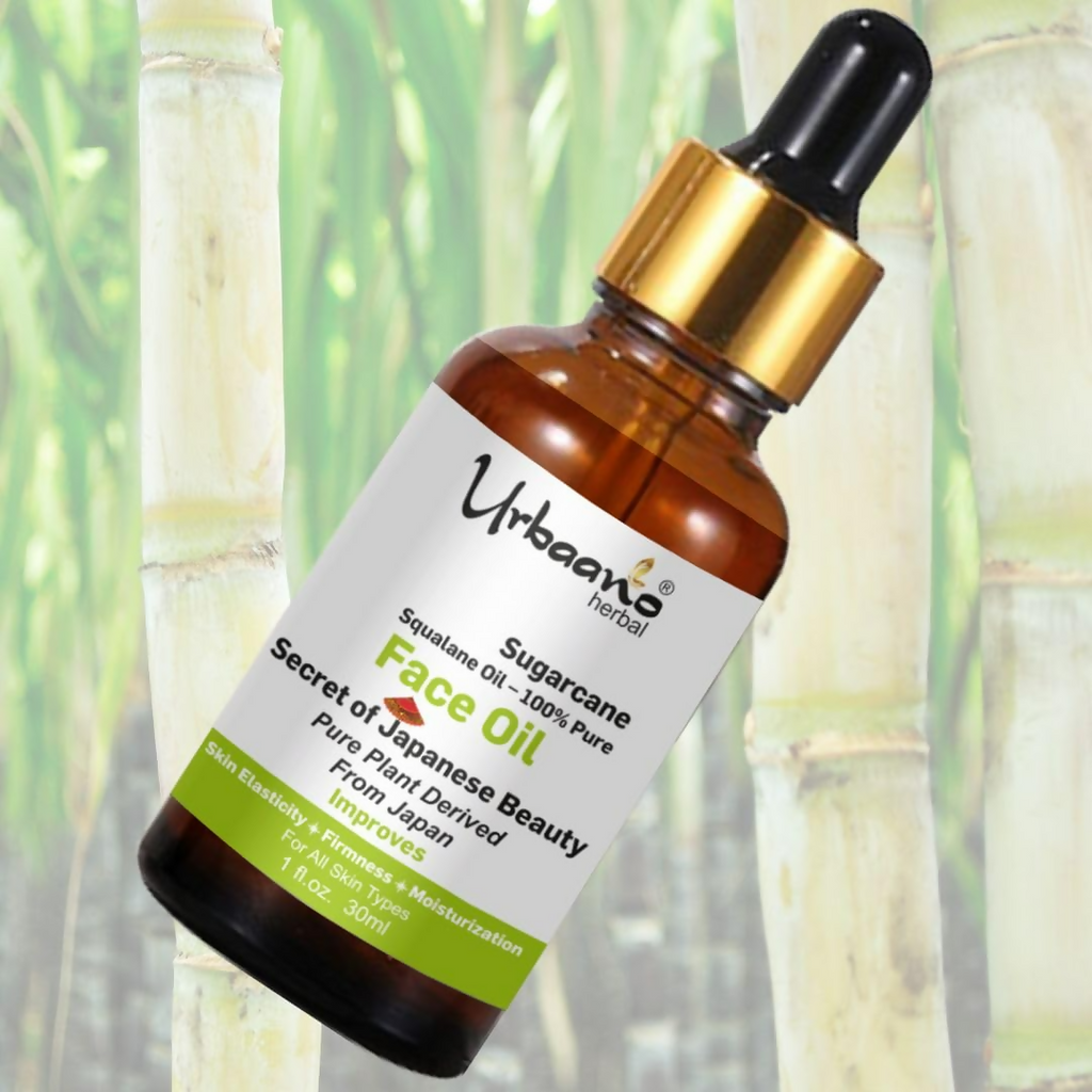 Urbaano Herbal Sugarcane Squalane Face Oil Serum | Grocsy