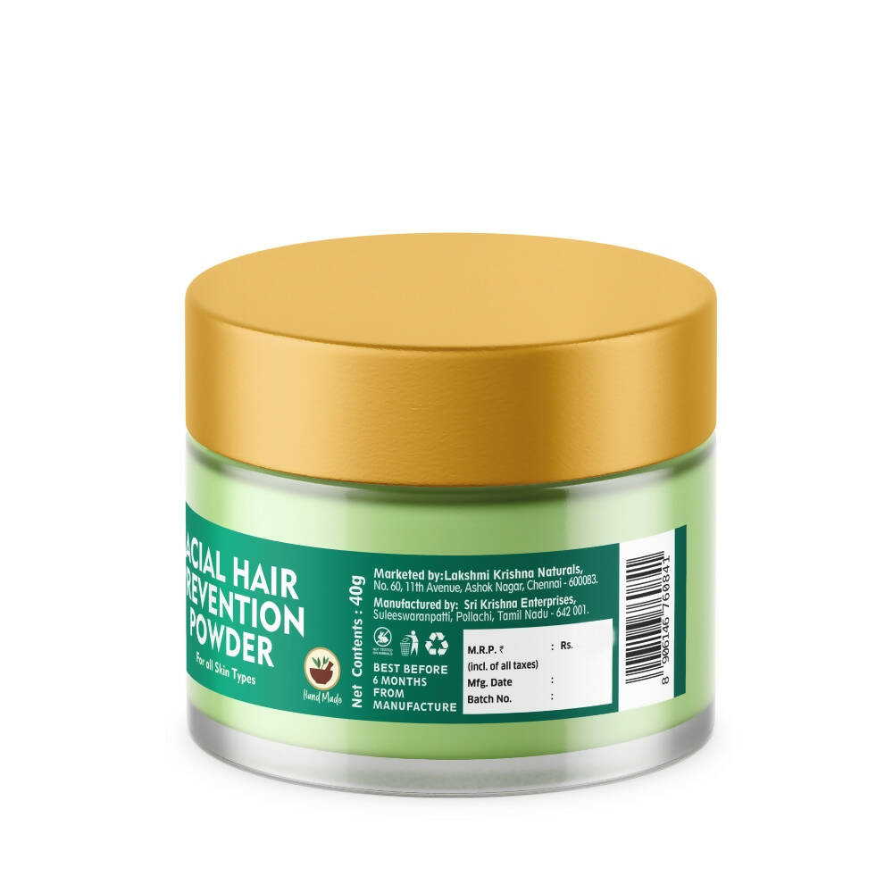 Lakshmi Krishna Naturals Facial Hair Prevention Powder | Grocsy