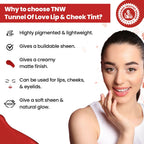 The Natural Wash Tunnel Of Love Lip & Cheek Tint With Rosehip Oil | Grocsy