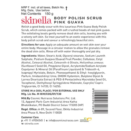Skinella Body Polish Scrub Pink Guava | Grocsy