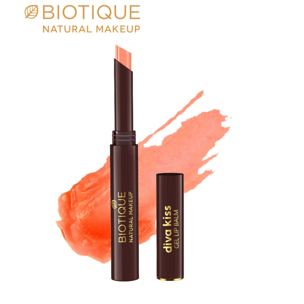 Biotique Diva Kiss Gel Lip Balm - Mandarin Hurricane -P204 | Grocsy