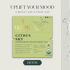 Luxmi Estates Citrus Sky - Lemongrass Ginger Green Tea | Grocsy