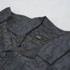 Diva Globe Black Lapel Collar Shirt | Grocsy