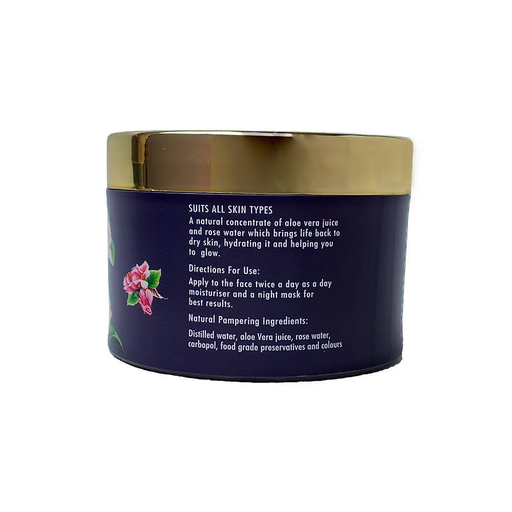 Prakriti Herbals Hydrate & Glow Aloe Vera Rose Facial Gel | Grocsy