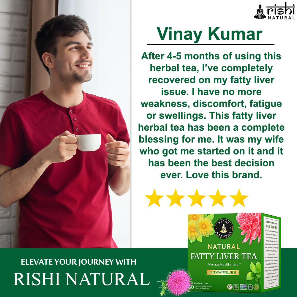 Rishi Natural Fatty Liver Detox Tea | Grocsy