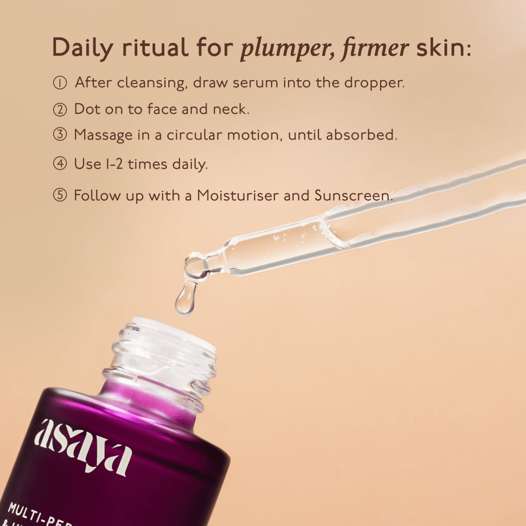 Asaya 5% Multi Peptide Serum With Hyaluronic Acid & Collagen Peptide Face Serum For Anti Ageing | Grocsy