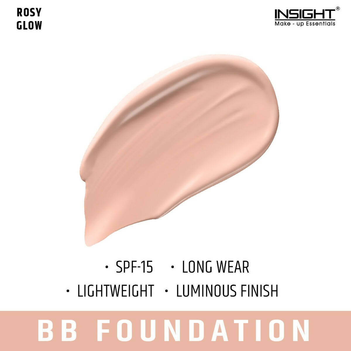 Insight Cosmetics SPF -15 SPF Foundation - Rosy Glow | Grocsy