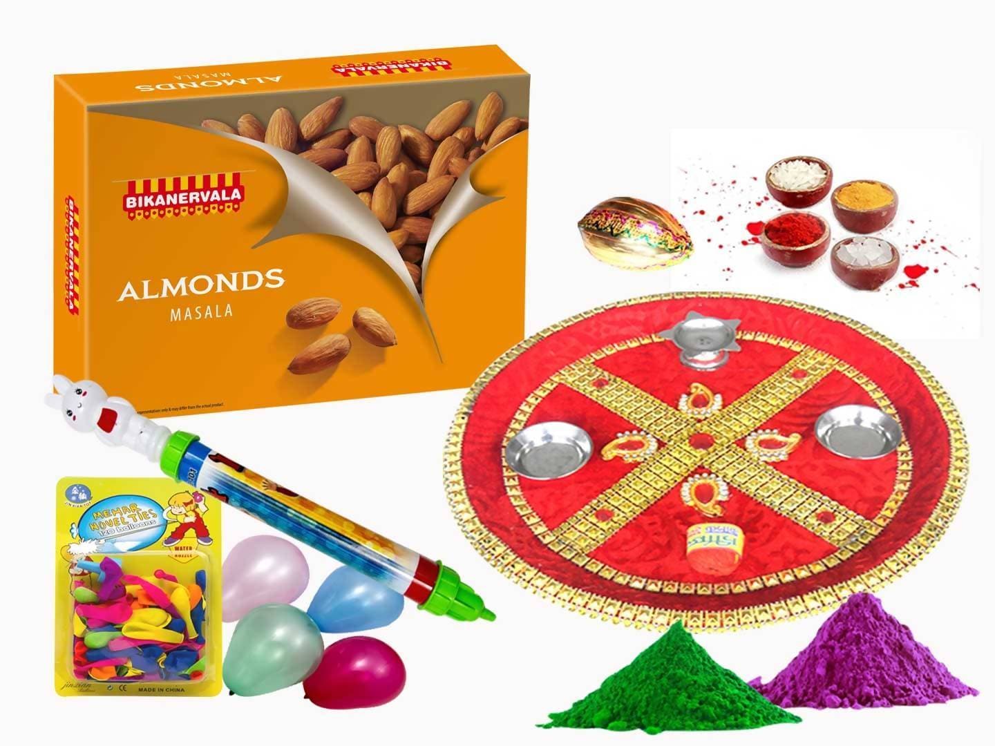 Bikanervala Holi Puja thali With Almonds | Grocsy