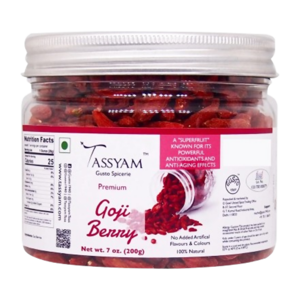 Tassyam Organics Goji Berry | Grocsy