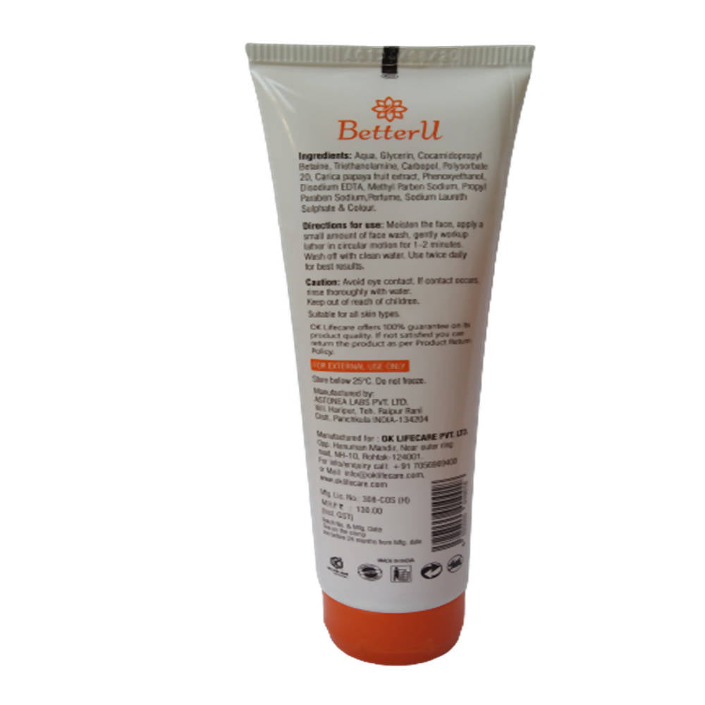 BetterU Papaya Face Wash | Grocsy