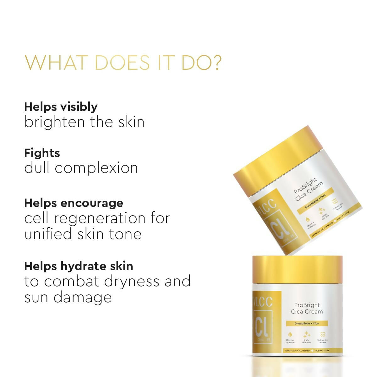 VLCC Clinic ProBright Cica Cream | Grocsy