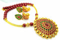 Multicolor Handmade Beaded Necklace Set | Grocsy
