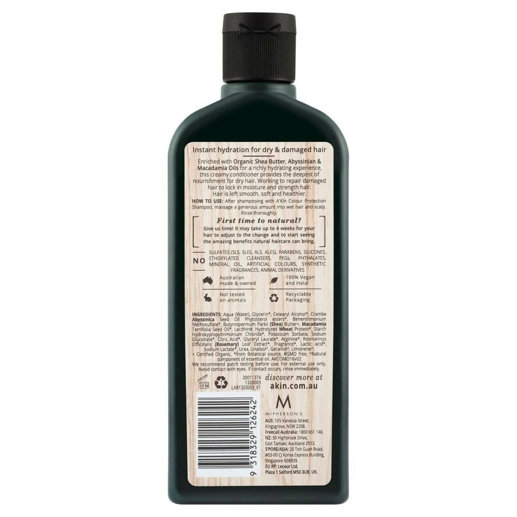 Akin Macadamia & Wheat Protein Moisture Rich Conditioner | Grocsy