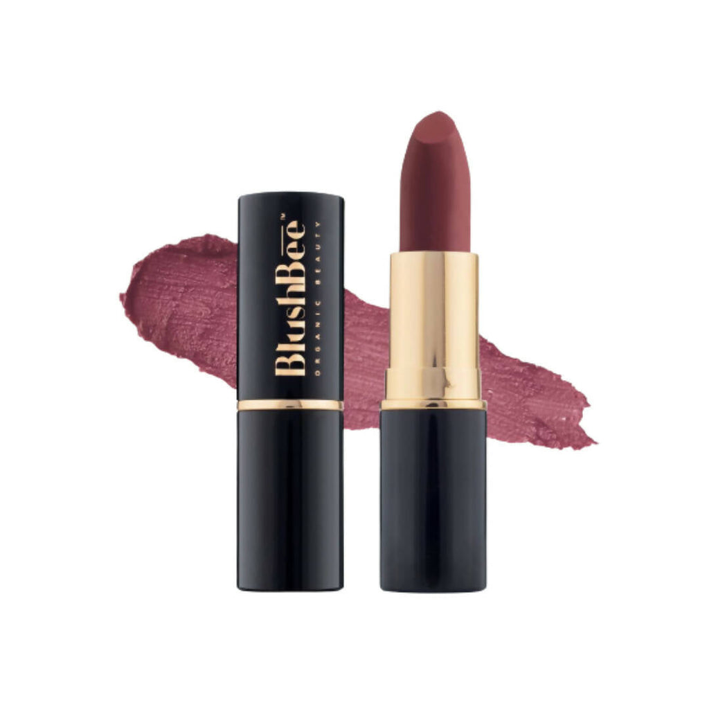 BlushBee Organic Beauty Lip Nourishing Vegan Lipstick - Mocha | Grocsy