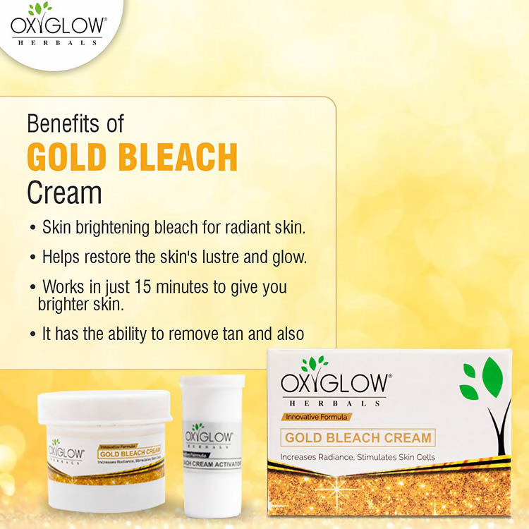 Oxyglow Herbals Gold Bleach Cream | Grocsy