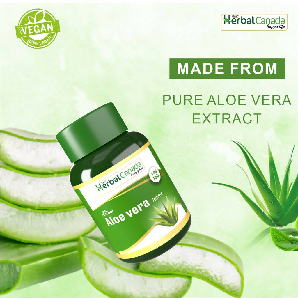 Herbal Canada Aloe Vera Extract Tablets | Grocsy