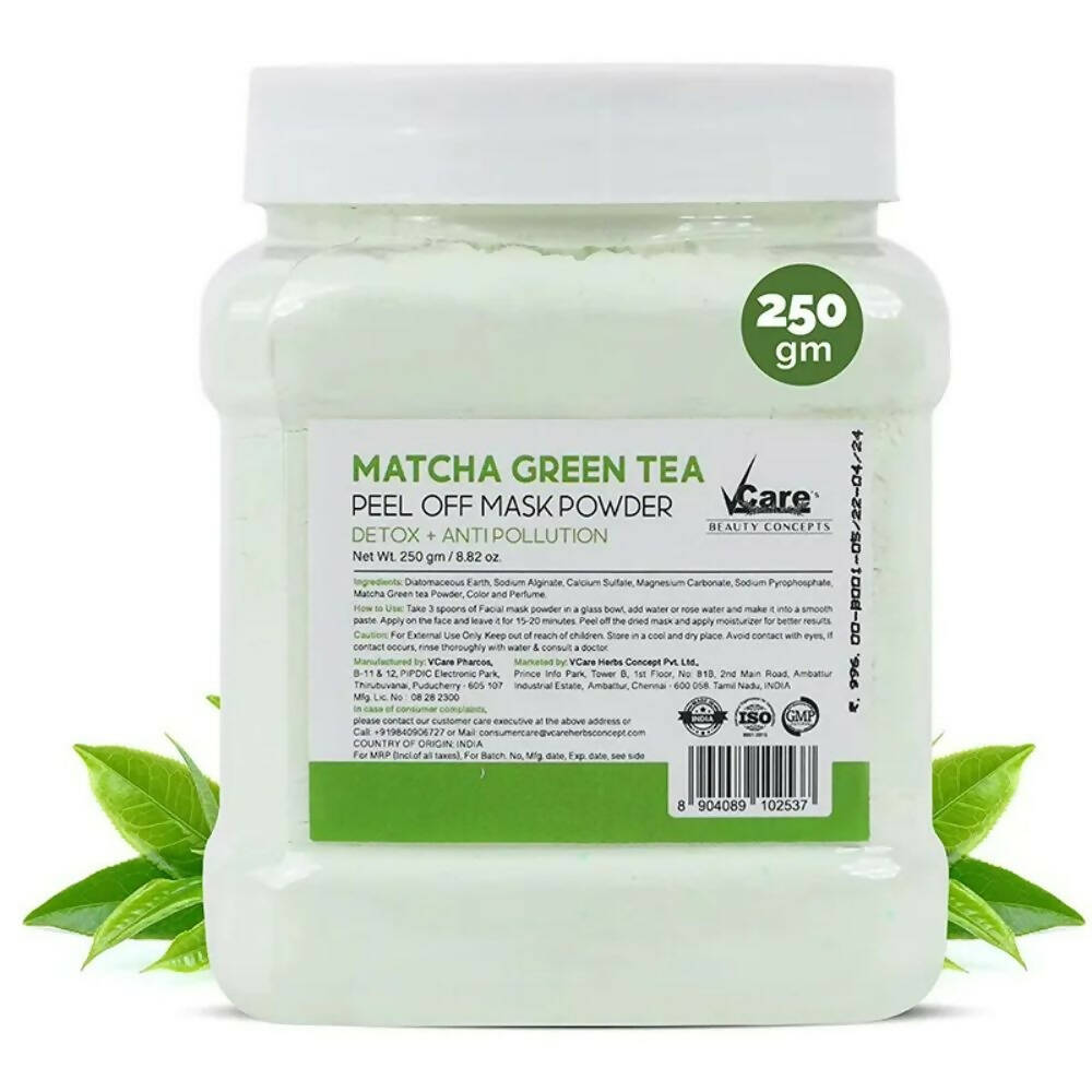 VCare Matcha Green Tea Jelly Peel Off Mask Powder | Grocsy