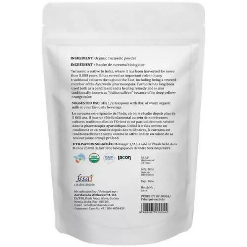 Aarshaveda Organic Turmeric Powder | Grocsy