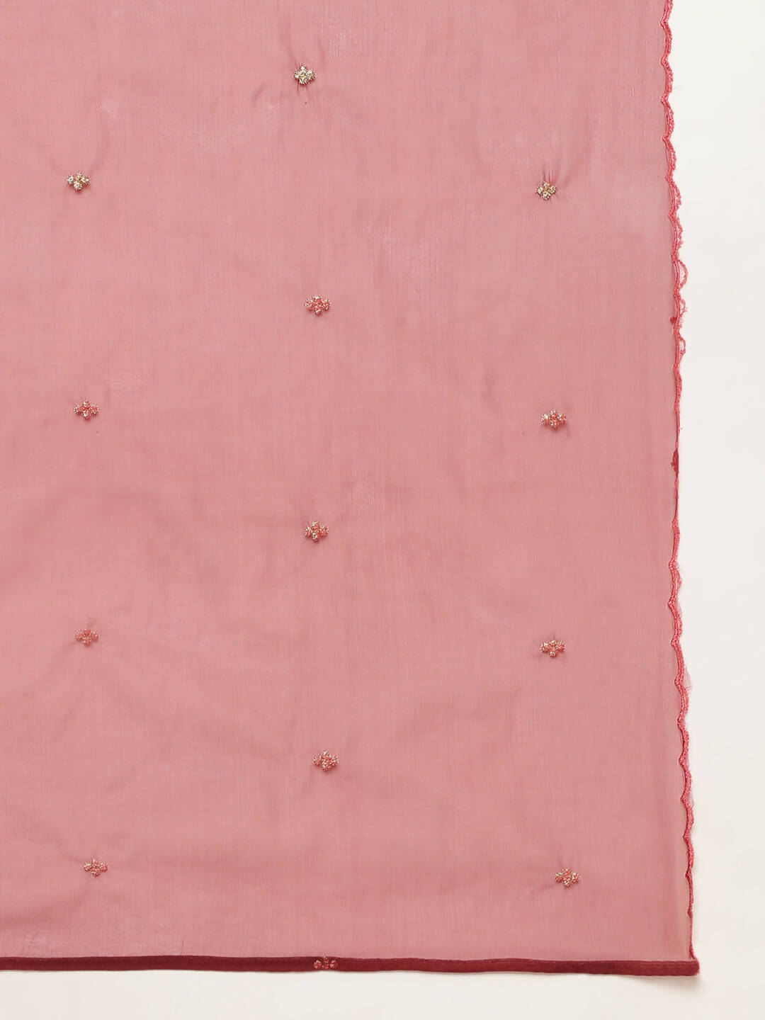 Maroon Chinon Silk Embroidered Straight Kurta with Trouser & Dupatta - Salimar | Grocsy