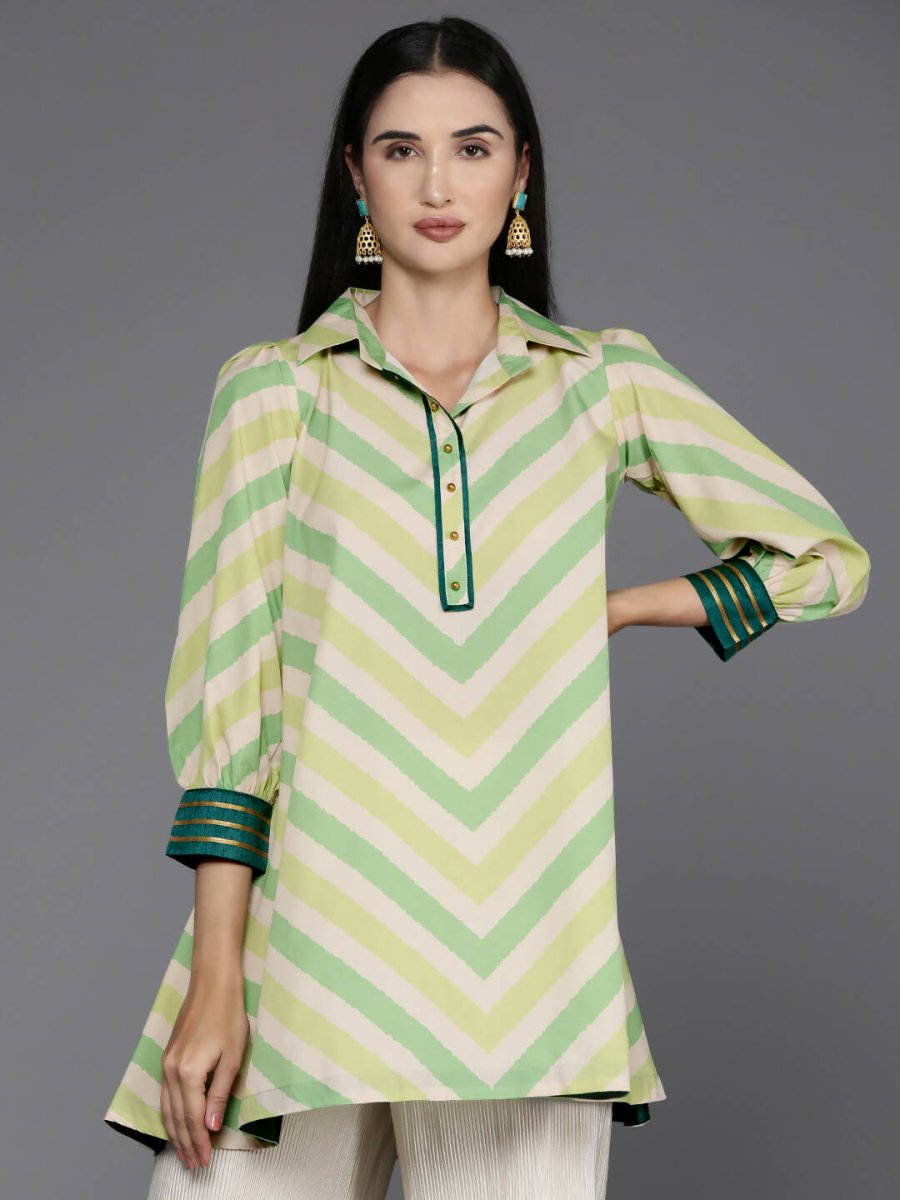Ahalyaa Women's Traditional wear Tunic - Off White | Grocsy