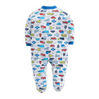 Daddy - G Rompers/Sleepsuits/Jumpsuit /Night Suits for New Born Babies - Royal Blue | Grocsy