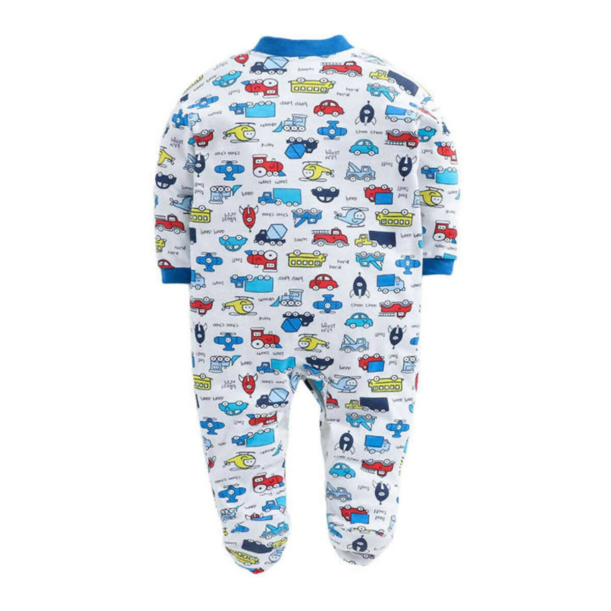 Daddy - G Rompers/Sleepsuits/Jumpsuit /Night Suits for New Born Babies - Royal Blue | Grocsy
