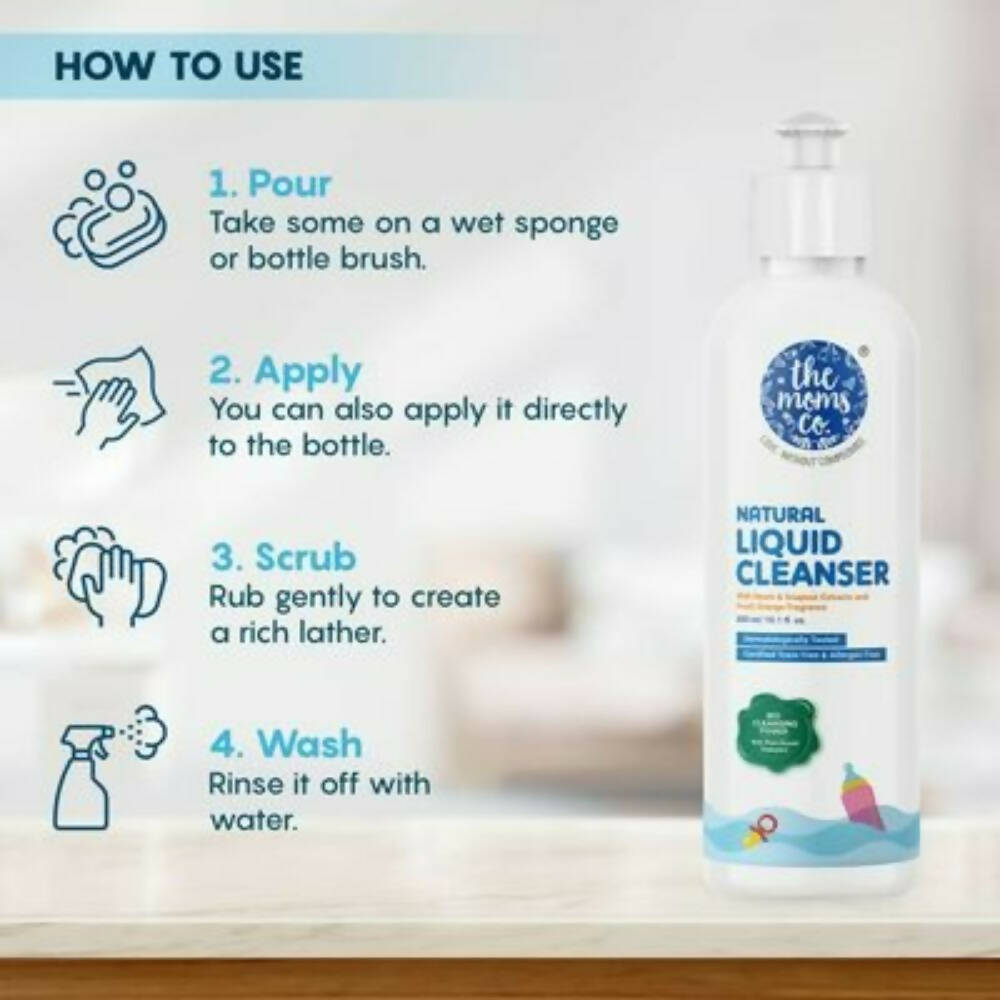 The Moms Co Natural Liquid Cleanser | Grocsy