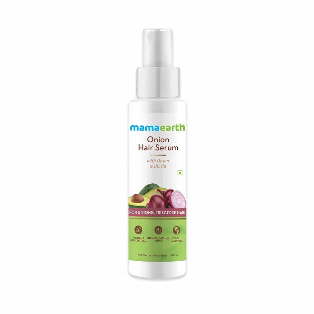 Mamaearth Onion Hair Serum For Strong , Frizz Free Hair | Grocsy